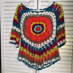 Sioni studio festival Women’s crochet sweater.‎ Excellent condition. Size S/M